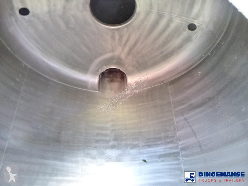 نصف مقطورة LAG Chemical tank inox 37.5 m3 / 1 comp
