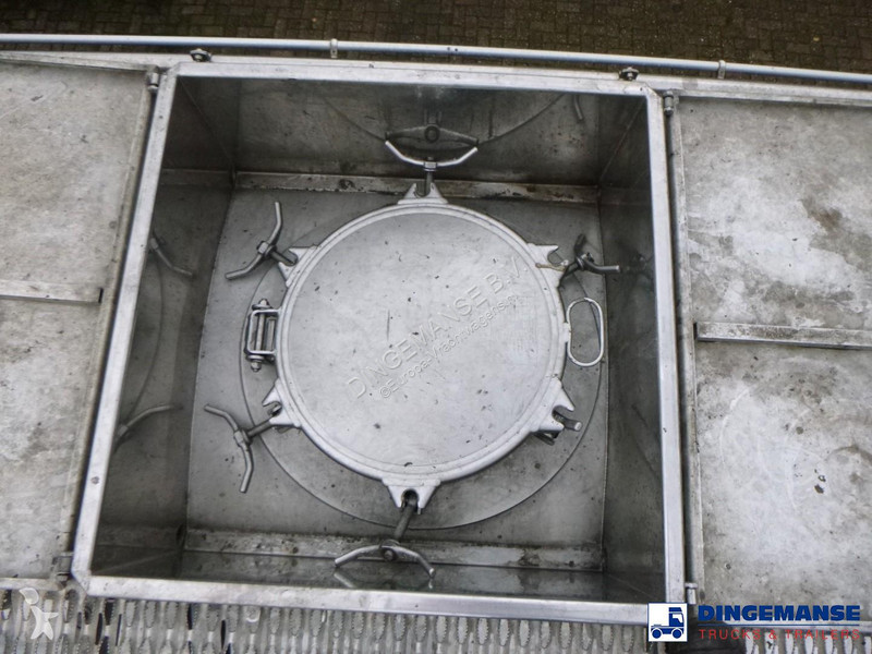 نصف مقطورة Burg Chemical tank inox L4BH 30 m3 /...