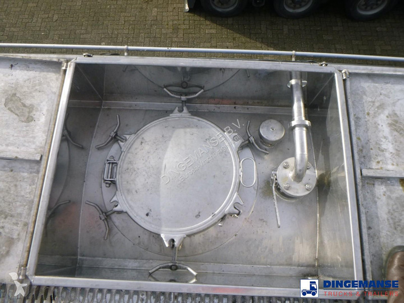 نصف مقطورة Burg Chemical tank inox L4BH 32.5 m3...