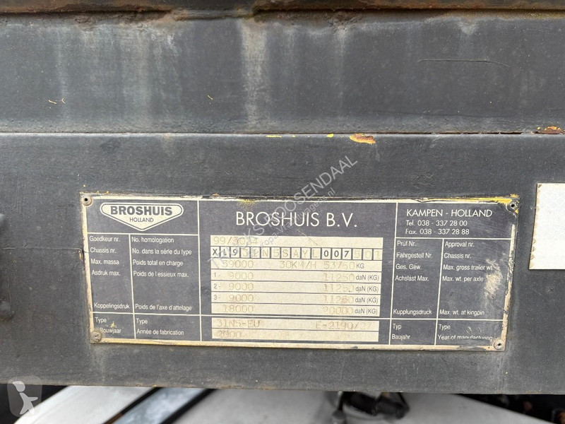 نصف مقطورة Broshuis PALFINGER 17502 5x +...