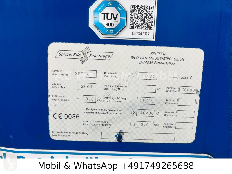 نصف مقطورة Spitzer SK 2760 Kippsilo...