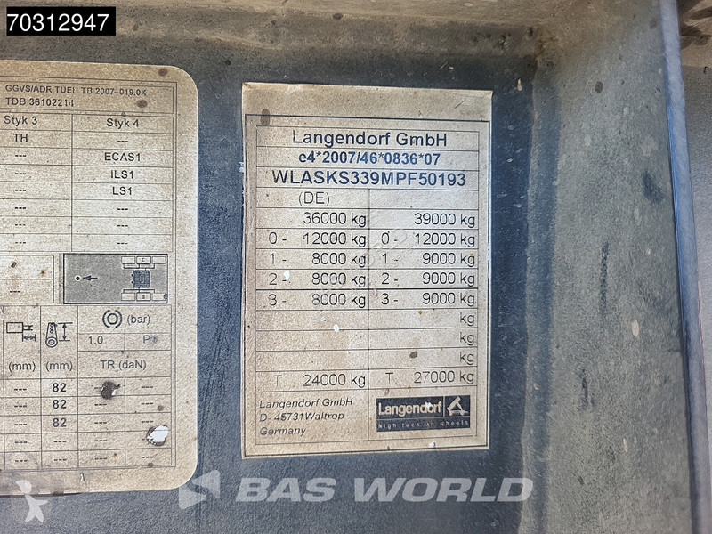 Semirimorchio Langendorf Lift Axle