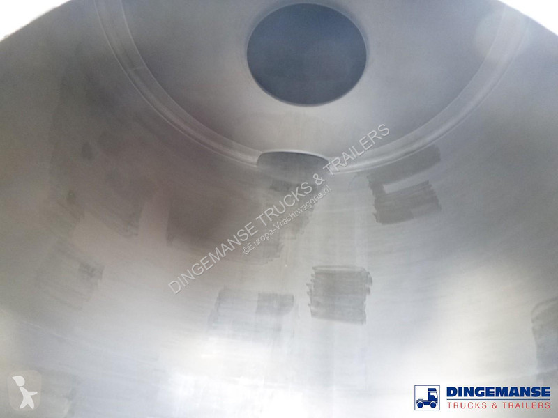 نصف مقطورة Burg Chemical tank inox L4BH 22.5 m3...