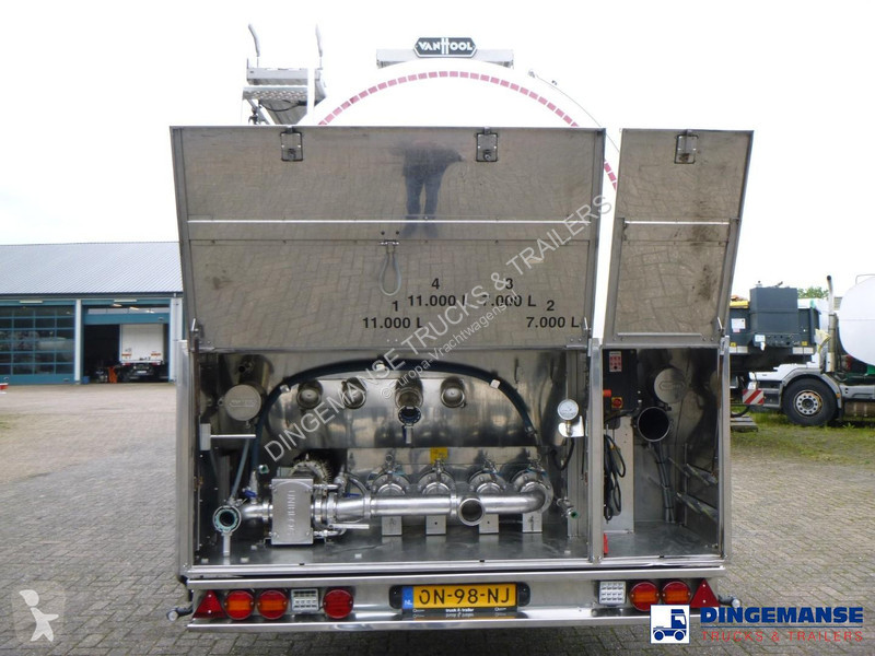 نصف مقطورة Van Hool Food tank inox 36 m3 / 4...