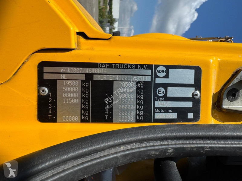نصف مقطورة Wijnveen 2 AXLE SILO + DAF CF 400...