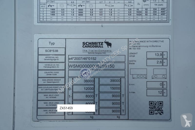 نصف مقطورة Schmitz Cargobull