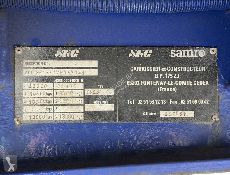 Semirremolque Samro ISO BOX THERMO KING ONLY...