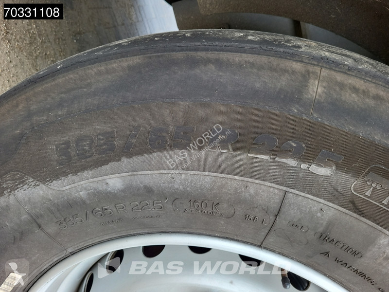 نصف مقطورة Knapen K600 Side Doors 10MM Lift Axle