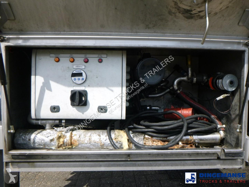 نصف مقطورة Van Hool Food tank inox 28 m3 / 1 comp