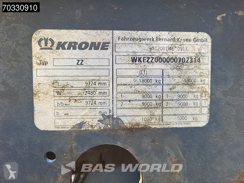 Sættevogn Krone ZZ