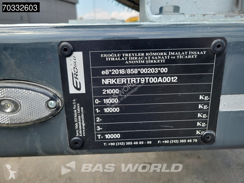 نصف مقطورة Eroglu Trucktransporter SAF Winch