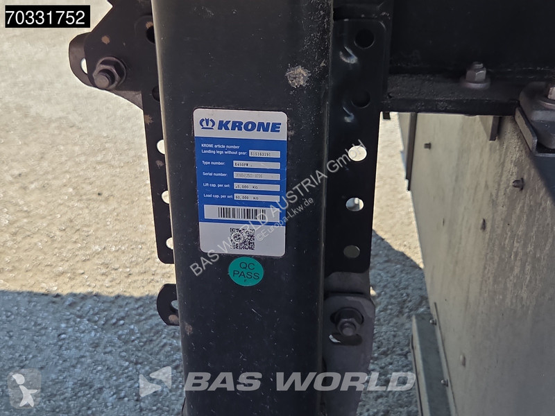 نصف مقطورة Krone 3 axles 2xLift Axle Sliding...