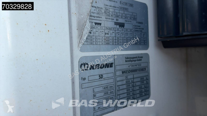 Semirimorchio Krone Doppelstock 250x270cm...
