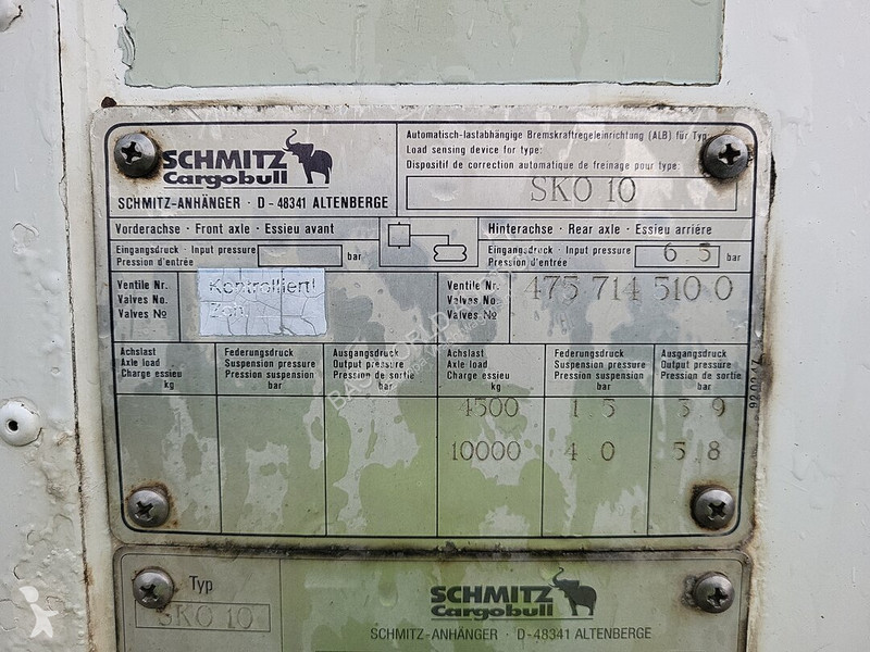 Полуприцеп Schmitz Cargobull 10