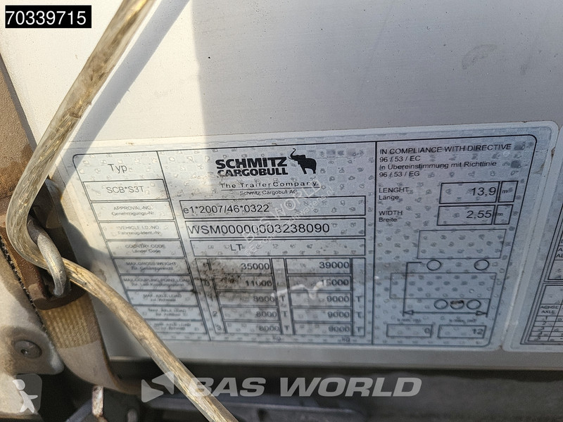 Semirimorchio Schmitz Cargobull SCB*S3T 3 axles...