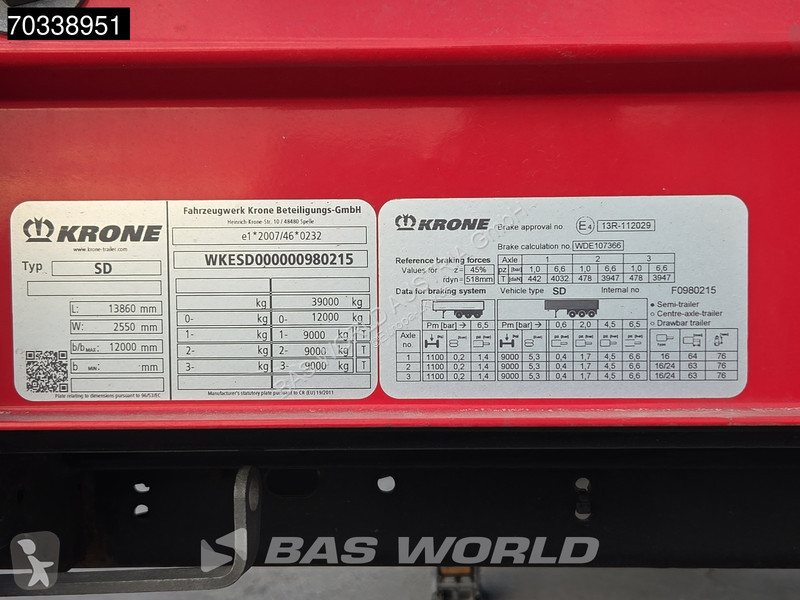 Krone Liftachse Lift+Hubdach TUV 03/27...