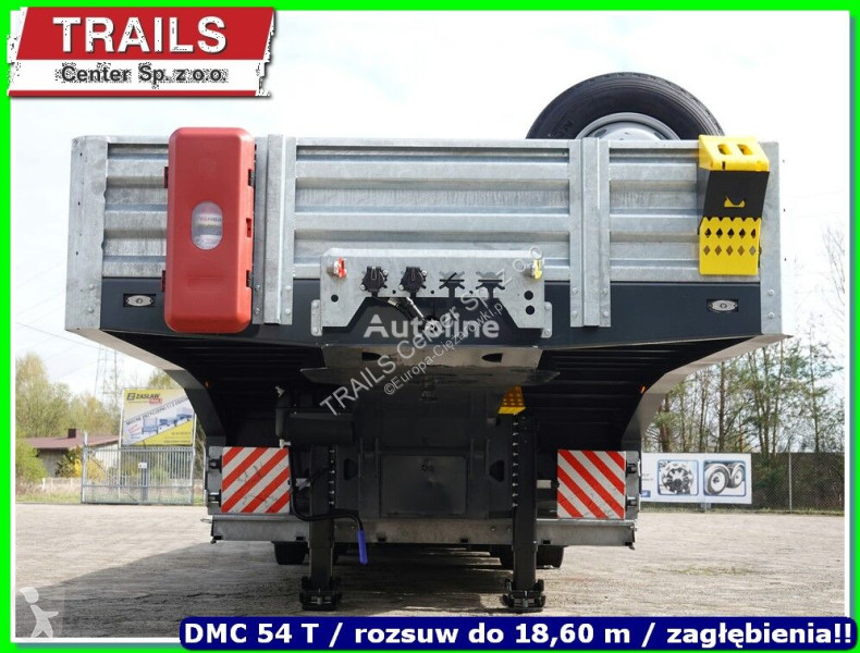 Sættevogn Mega Extandable Low-loader 18.60 m 2...