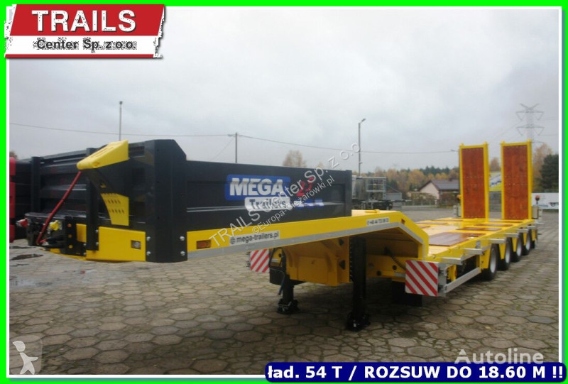 Semirimorchio Mega 4 axle low floor 18.600 m....