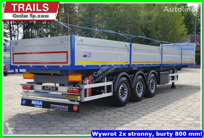 Semiremorca Mega 29 m³ / 12.600 m. 2 x side...