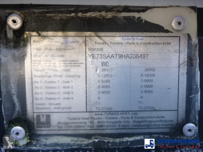 Semiremorca  Powder tank alu 39 m3 / 1 comp