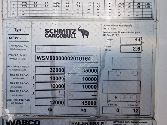 Semi reboque Schmitz Cargobull 20/LZG-13.4 FP...