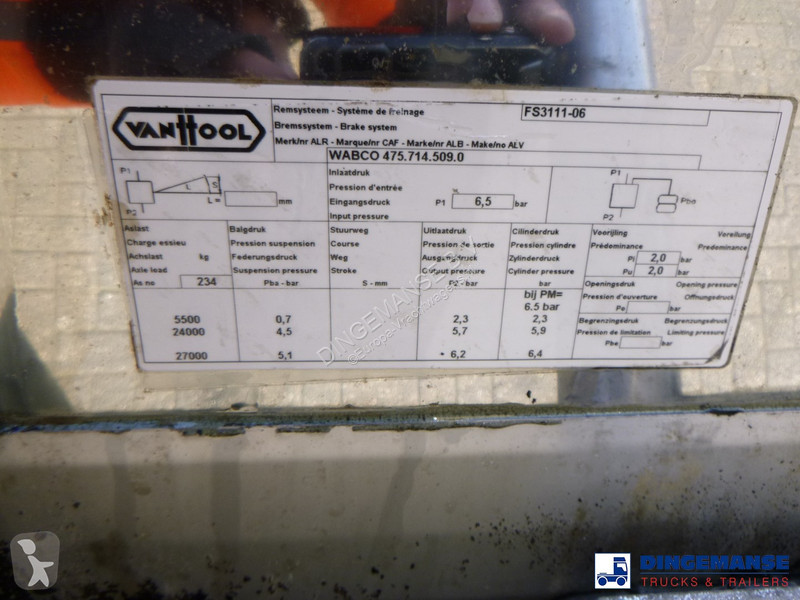 Semiremorca Van Hool Chemical tank inox 30 m3 /...