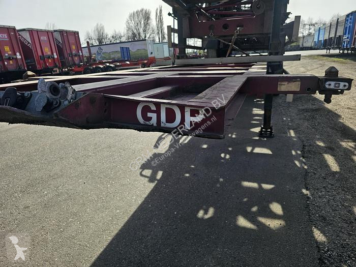 Sættevogn  40/45 ft container chassis bpw drum...