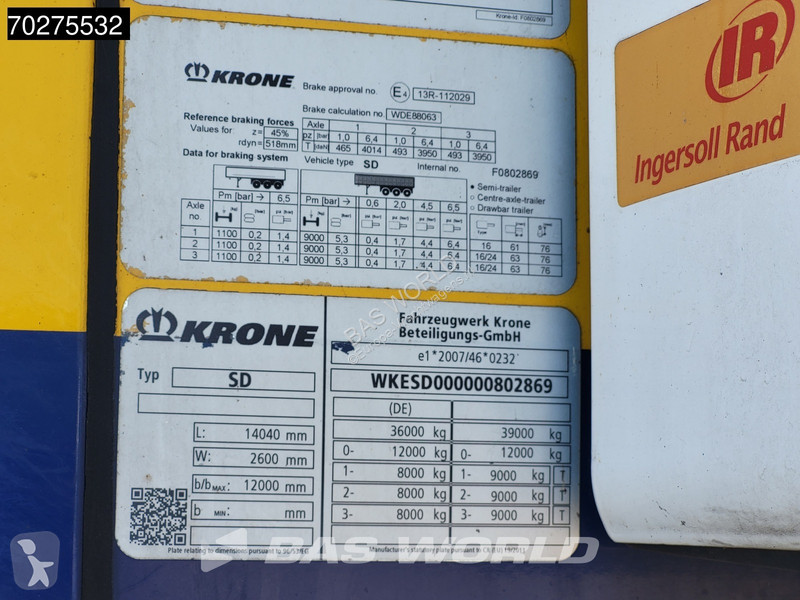 Semirimorchio Krone Thermo King SLXi300...