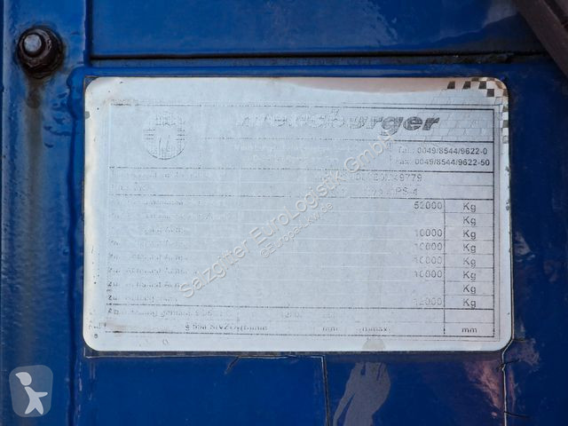 Semiremorca Meusburger MPS-4 / Lenkachse /...