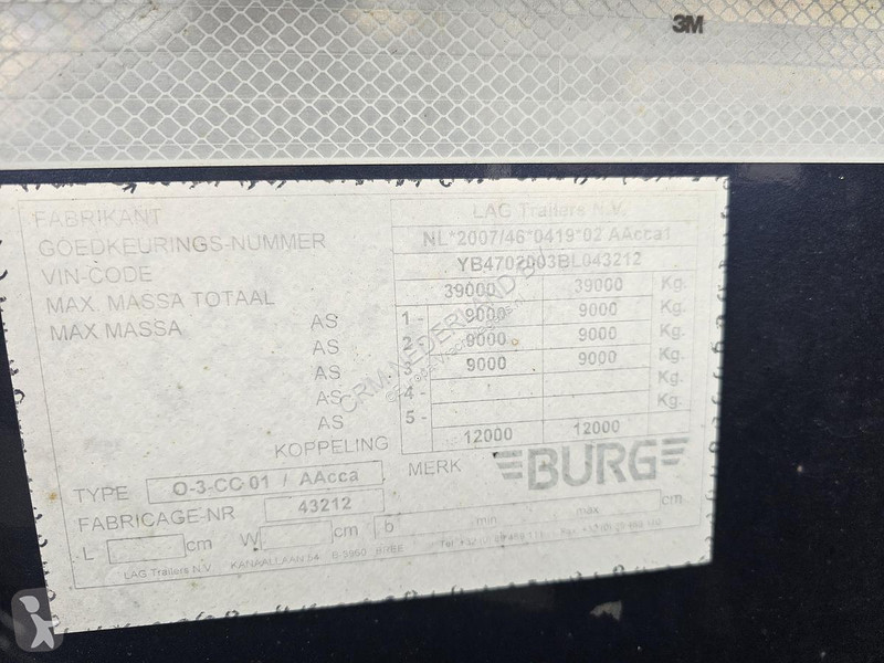 Semitrailer LAG 0-3-CC |TANK CONTAINER CHASSIS...