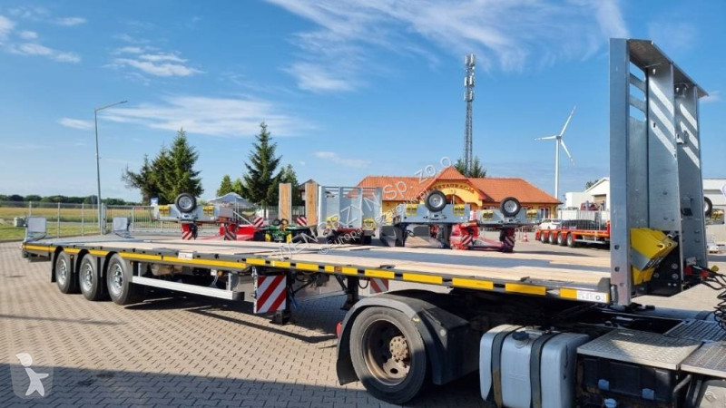 Oplegger MAX Trailer platforma z hydraulicznie...