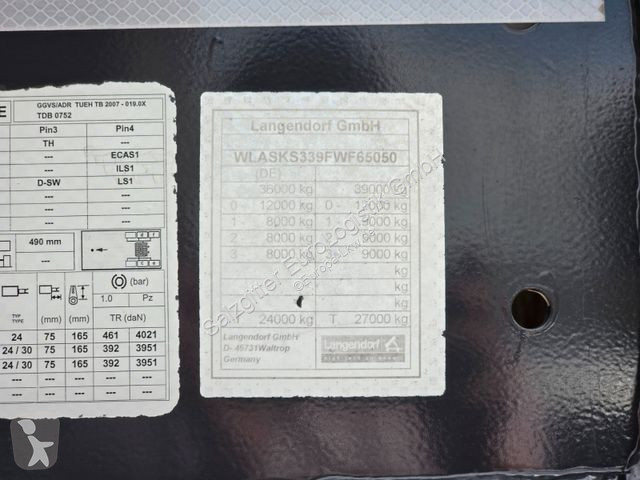 Semiremorca Langendorf SKS-HS 24/30 /...