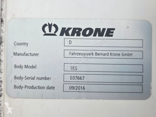 Semitrailer Krone / Doppelverdampfer/ Vector...