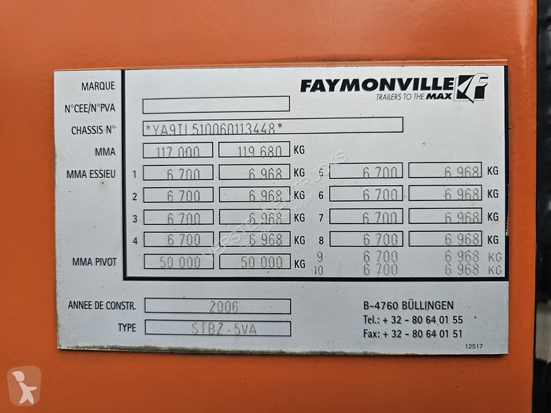 Náves na prepravu strojov Faymonville STBZ-5VA...