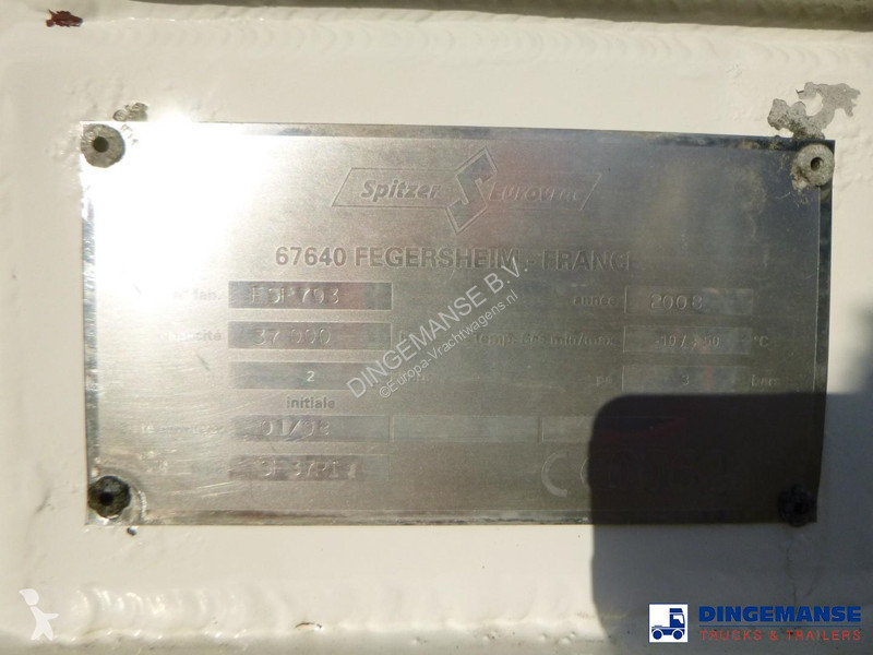 نصف مقطورة Spitzer Powder tank alu 37 m3