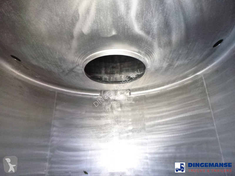 نصف مقطورة LAG Chemical tank inox 37.5 m3 / 1 comp