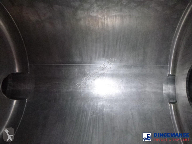 نصف مقطورة Burg Chemical tank inox L4BH 30 m3 /...