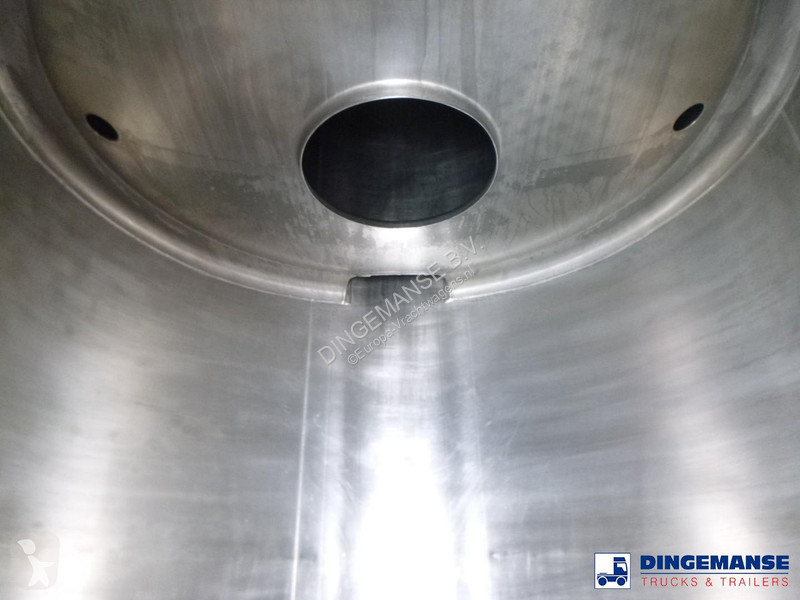 نصف مقطورة Burg Chemical tank inox L4BH 30 m3 /...
