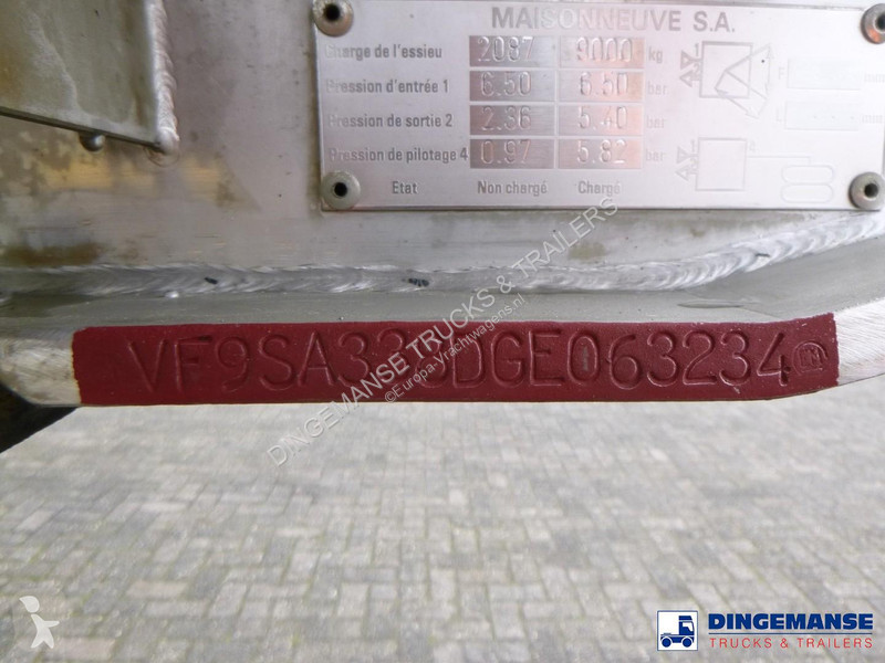 نصف مقطورة Maisonneuve Food (milk) tank inox 29...