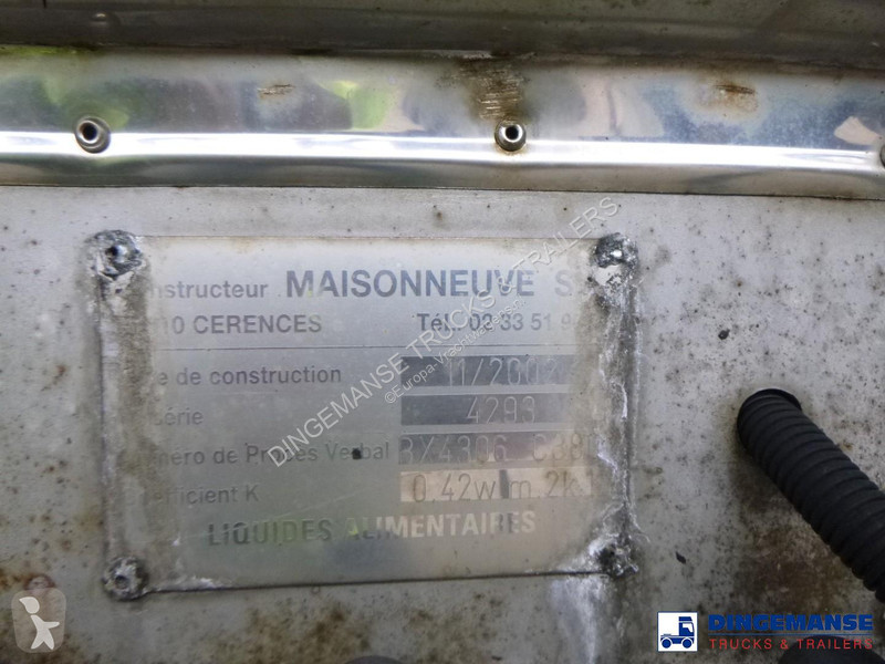 نصف مقطورة Maisonneuve Chemical tank inox (non...