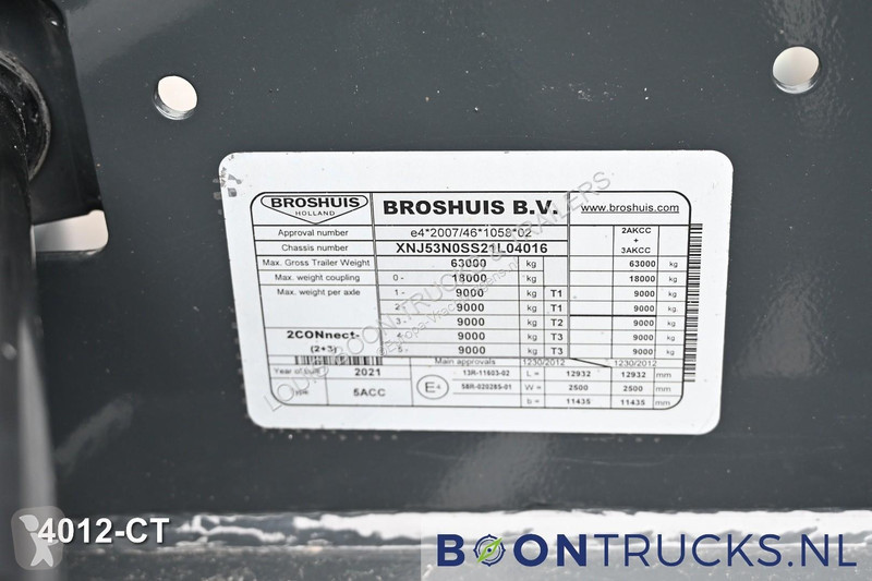 نصف مقطورة Broshuis 2 CONNECT-5AKCC |...