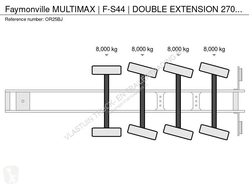نصف مقطورة Faymonville MULTIMAX | F-S44 |...