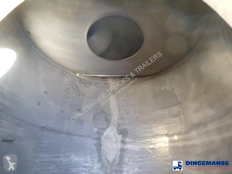 Félpótkocsi Magyar Chemical tank inox L4BH 33.3...