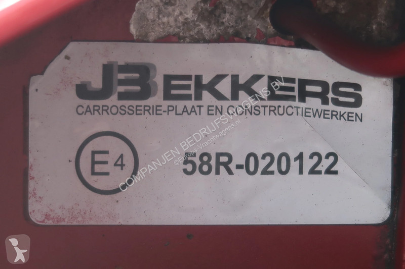 نصف مقطورة Van Hool Bekkers Type 1 92.10 m2