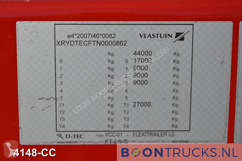 نصف مقطورة D-TEC FLEXITRAILER | 2x20-30-40-45ft...