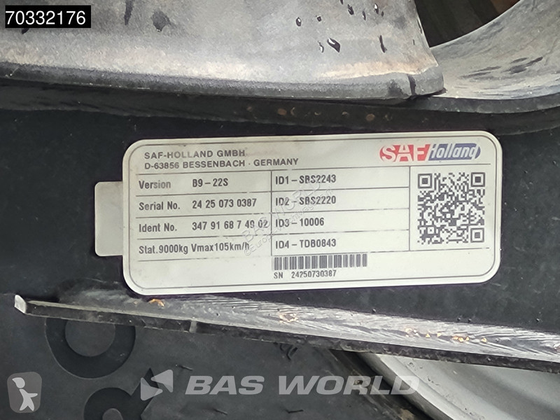 نصف مقطورة Orthaus TR 3 axles Mutli'45 Lift...