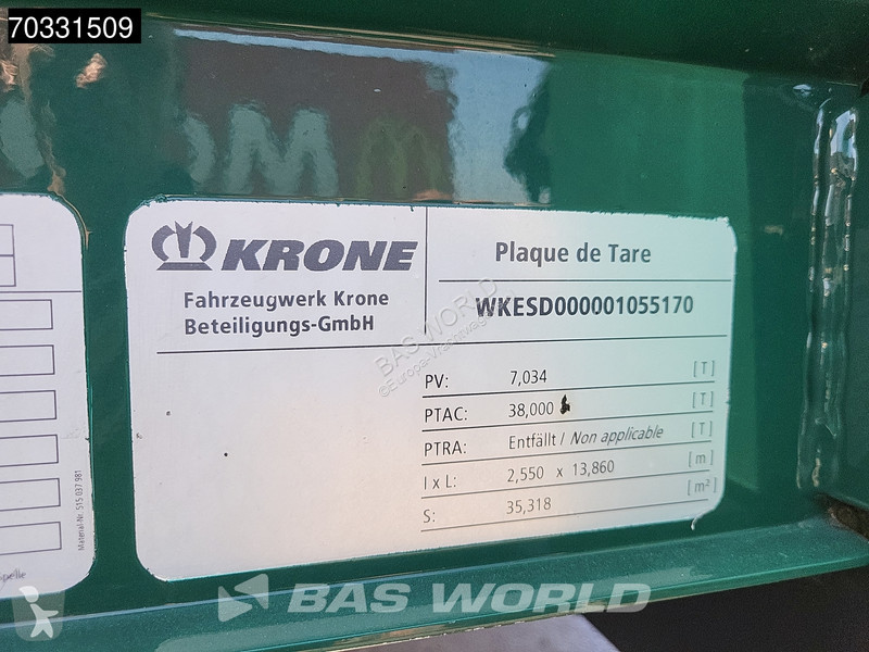 Полуприцеп Krone Hardwood Omega Lift Axle Anti...