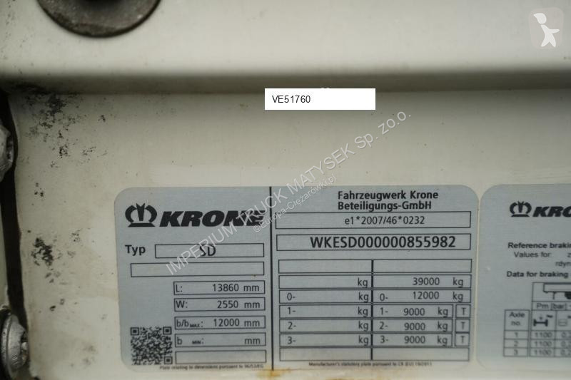 Полуремарке Krone FIRANKA / JOLODA /...