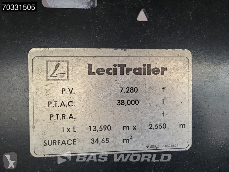 نصف مقطورة Lecitrailer PLATA 3E-RS Rolltor...