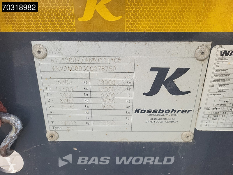 نصف مقطورة Kässbohrer 40ft